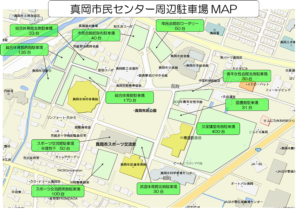 周辺駐車場マップ